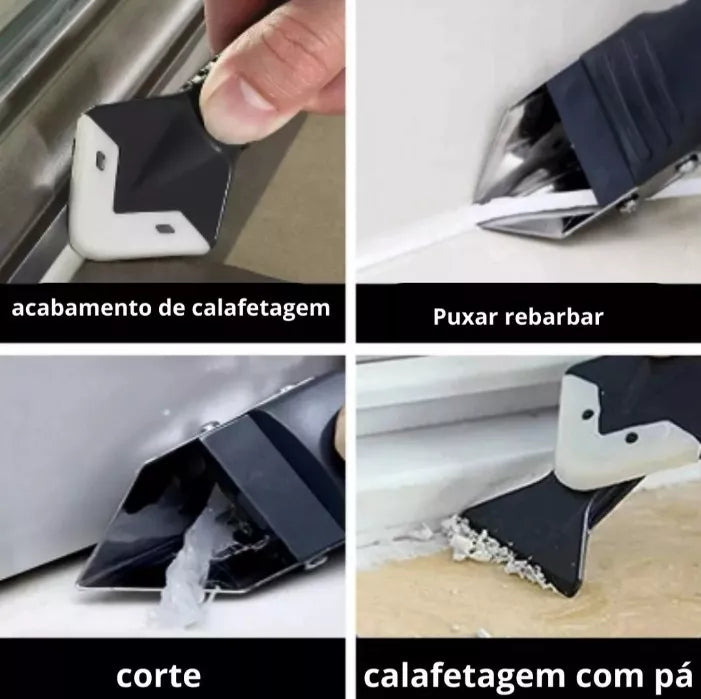 Ferramenta de Remoção de Silicone e Rejunte