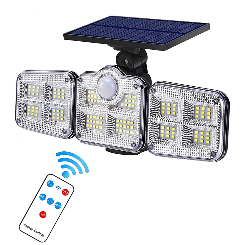 Refletor Solar Externo com LED 3 Cabeças - TripleGlow