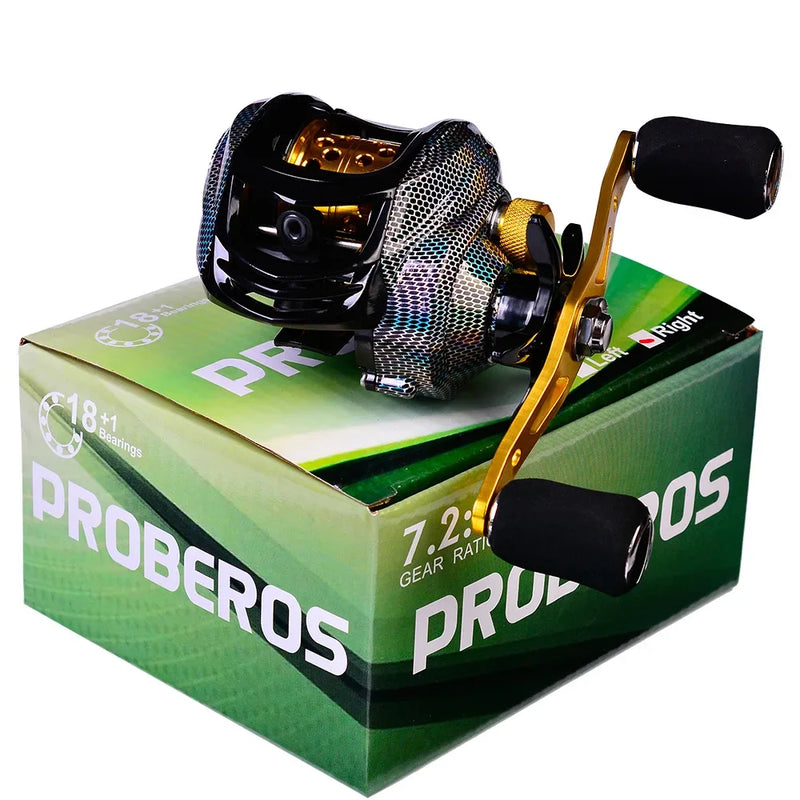 Carretilha de Pesca Profissional Drag 10Kg e 19 Rolamentos